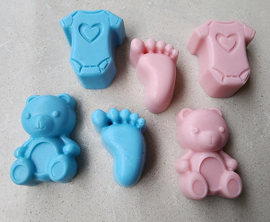 Baby Shower Soaps! Gender Reveal Party Favors, Baby Shower Favors,  Party Favors, Bears, Onesies, and Baby feet Soaps! Mini Soap favors!